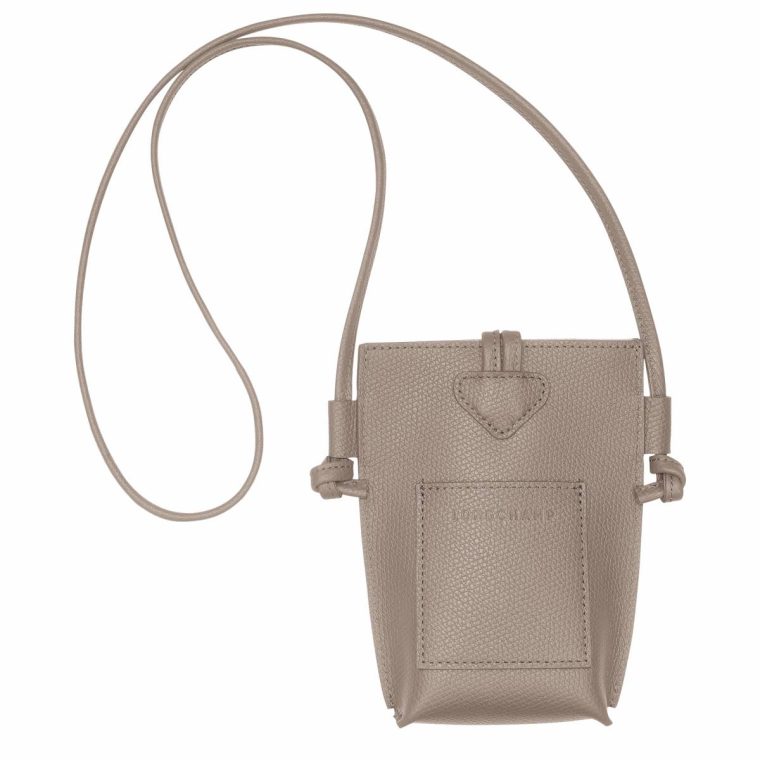 Phone Cases Longchamp Clay Le Roseau Phone Case Clay - Leather Women - Image 4