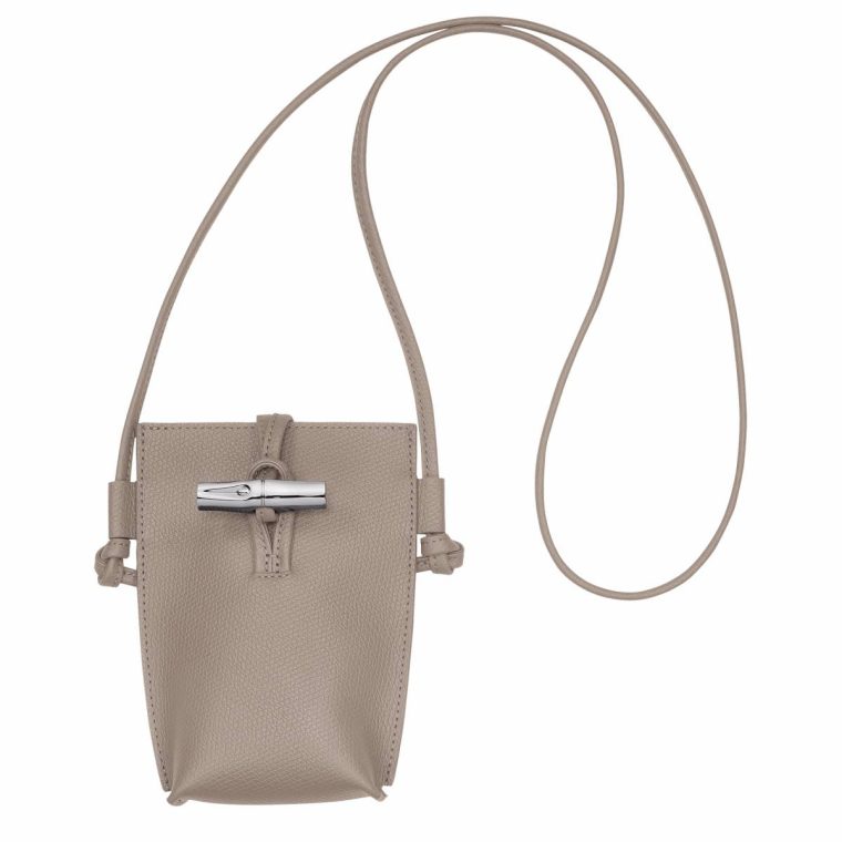 Phone Cases Longchamp Clay Le Roseau Phone Case Clay - Leather Women