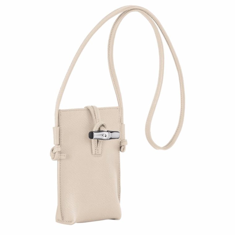 Phone Cases Paper Longchamp Women Le Roseau Phone Case Paper - Leather - Image 3