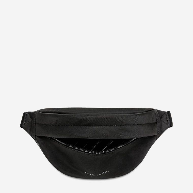 Piper Recycled Bag - Black Women Status Anxiety Black Crossbody - Image 3