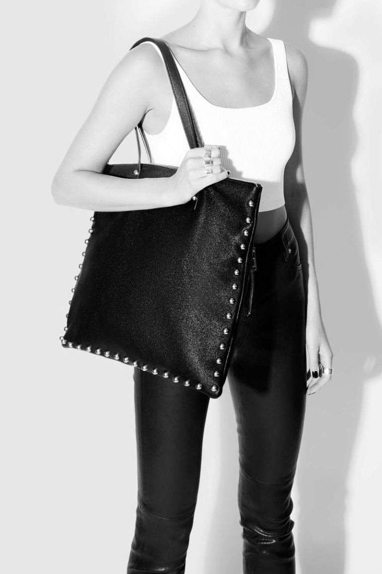 Port Tote Bag Women Milan Tote With Studs Rebecca Minkoff - Image 4