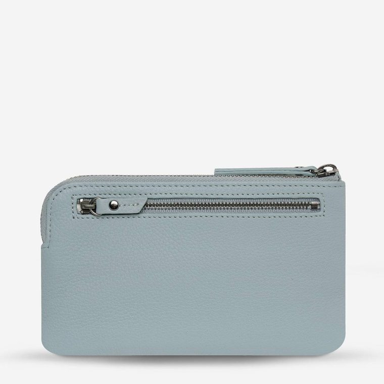 Powder Blue Status Anxiety Women Smoke And Mirrors Wallet - Powder Blue Medium - Image 2