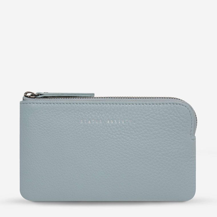 Powder Blue Status Anxiety Women Smoke And Mirrors Wallet - Powder Blue Medium