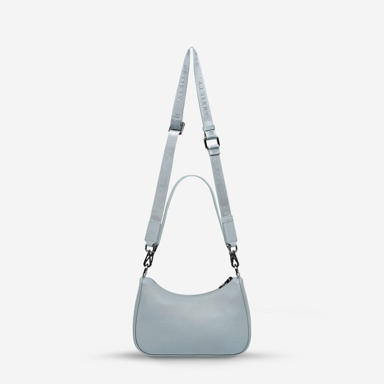 Powder Blue Women Handbags Look Both Ways Bag - Powder Blue Status Anxiety - Image 2