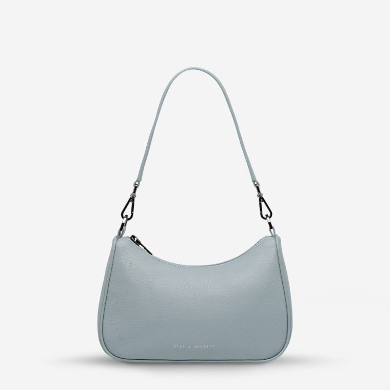 Powder Blue Women Handbags Look Both Ways Bag - Powder Blue Status Anxiety - Image 4