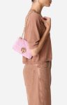 Quilted Bags Women Rose Ancien Vanessa Bruno Small Linen Moon Bag 100% Linen - Image 2