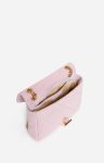 Quilted Bags Women Rose Ancien Vanessa Bruno Small Linen Moon Bag 100% Linen - Image 4
