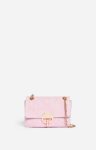 Quilted Bags Women Rose Ancien Vanessa Bruno Small Linen Moon Bag 100% Linen