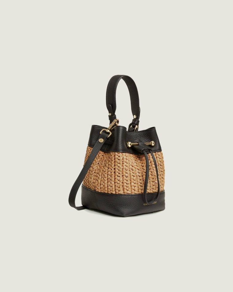 Raffia/Black Women Totes & Top Handle Bags Strathberry Osette - Image 2