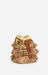 Raffia Bucket Bag In Raphia Vanessa Bruno Multico / Yellow Women Bucket Bags - Image 3
