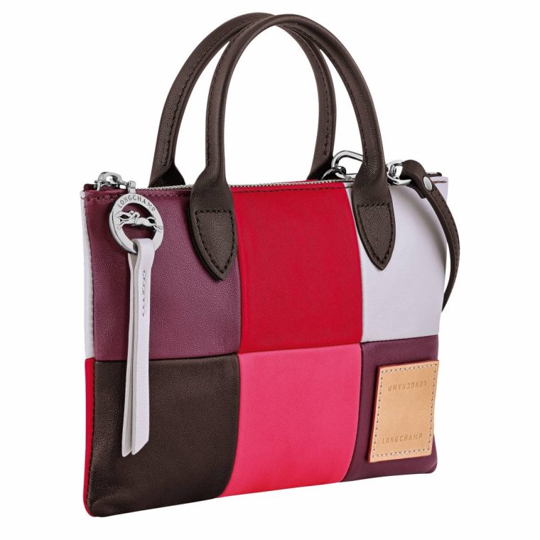 Re-Play Xs Handbag Eggplant - Leather Leather Bags Longchamp Eggplant Women - Image 3