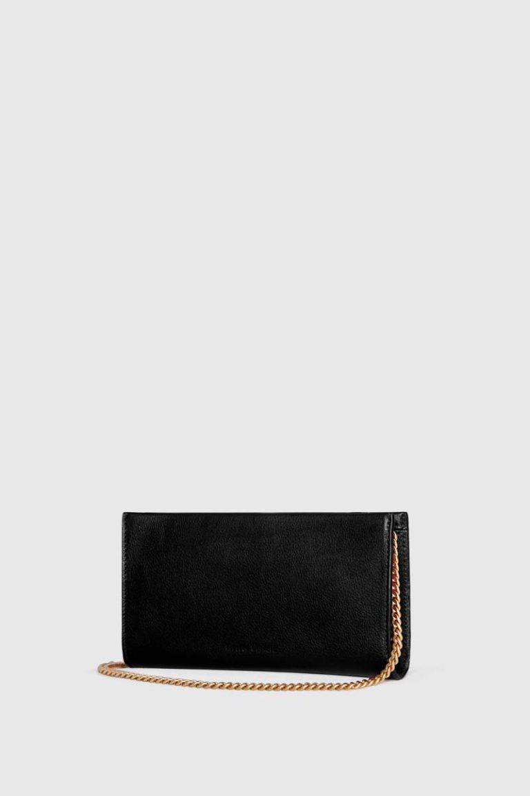 Rebecca Minkoff Clutch Women Heart Snake Clutch Black - Image 2