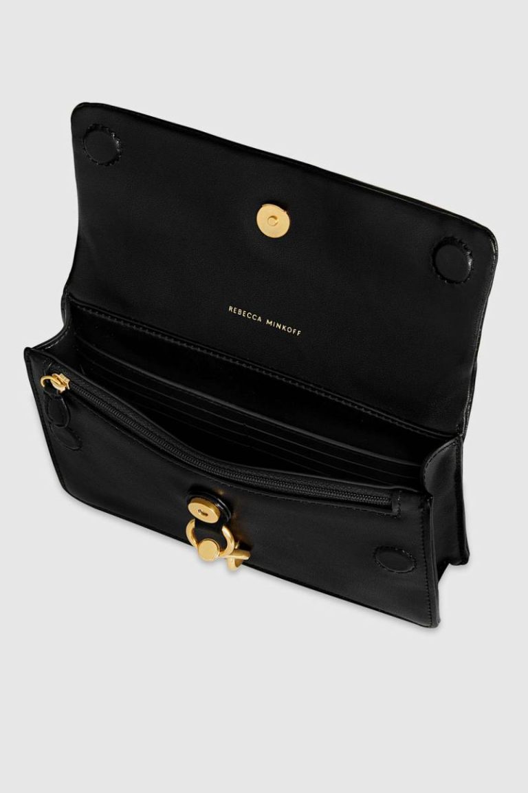 Rebecca Minkoff Crossbody Bag Black Edie Studded Mini Crossbody On A Chain Women - Image 3