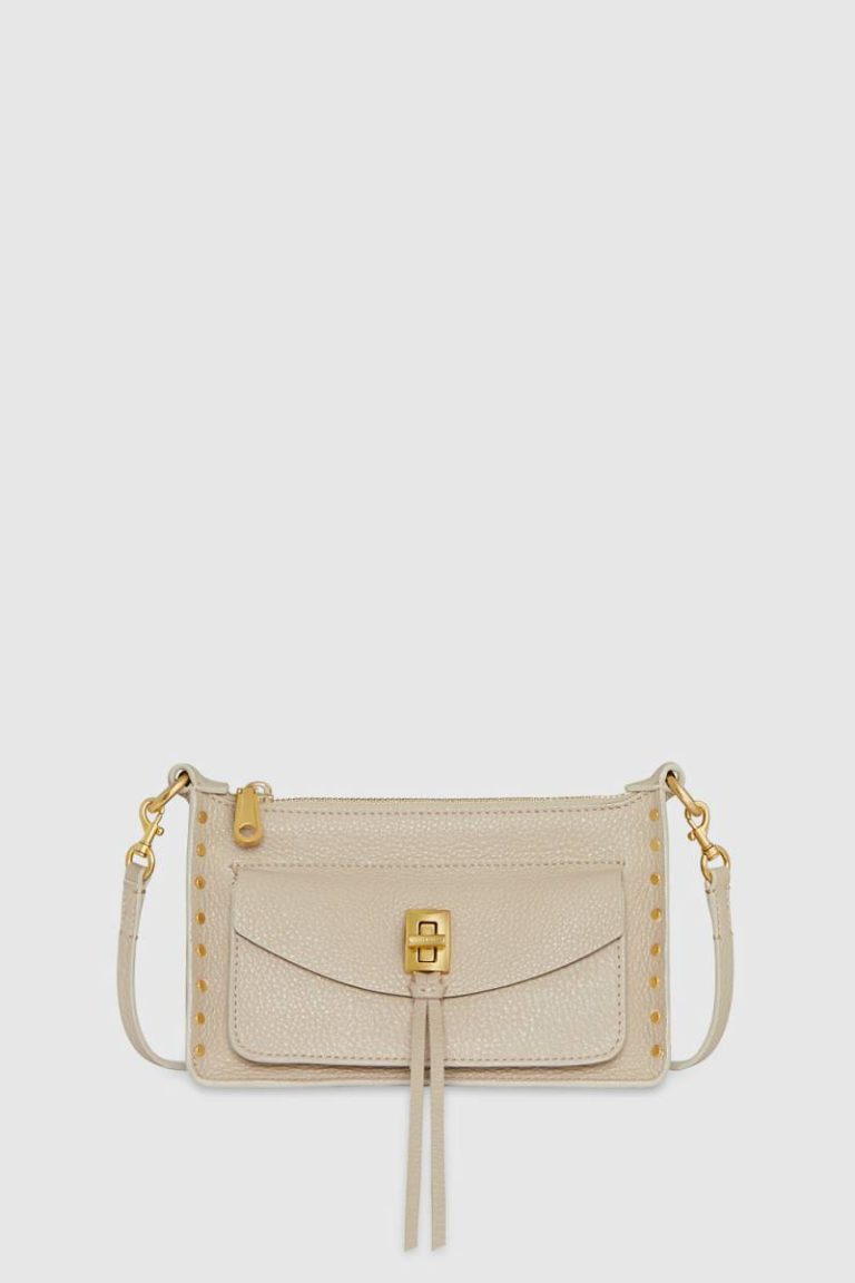 Rebecca Minkoff Crossbody Bag Women Darren Mini Top Zip Crossbody Stone