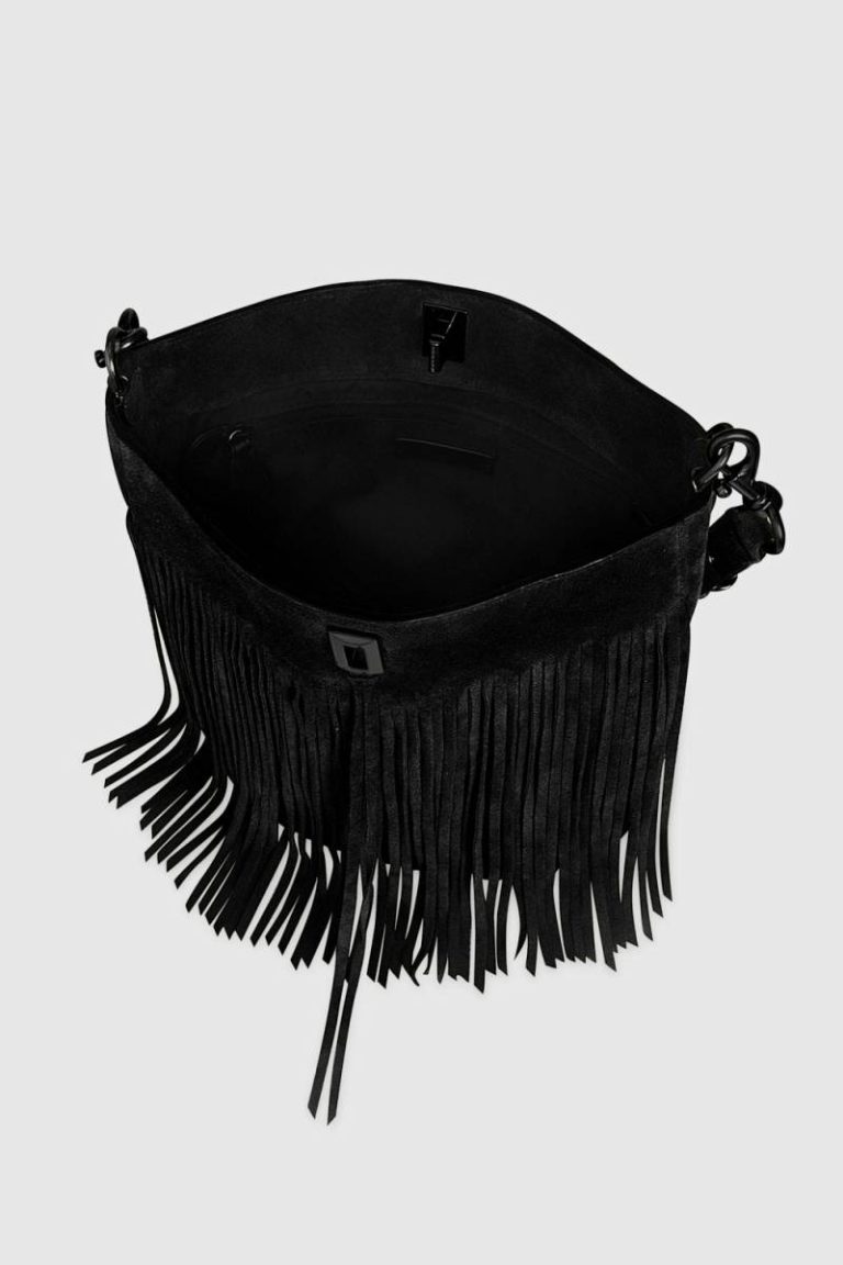 Rebecca Minkoff Darren Bucket With Fringe Bucket Bag Black Women - Image 3