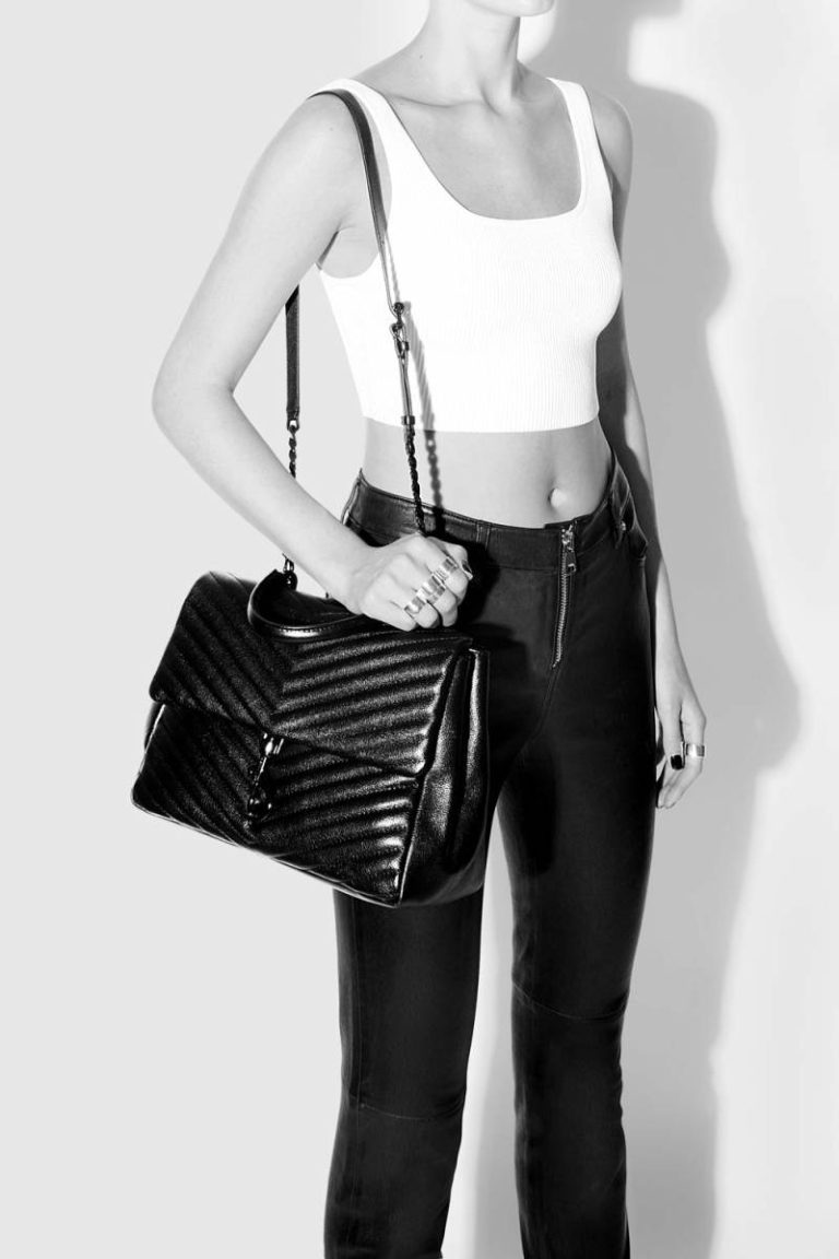 Rebecca Minkoff Edie Large Top Handle Shoulder Women Shoulder Bag Black - Image 5