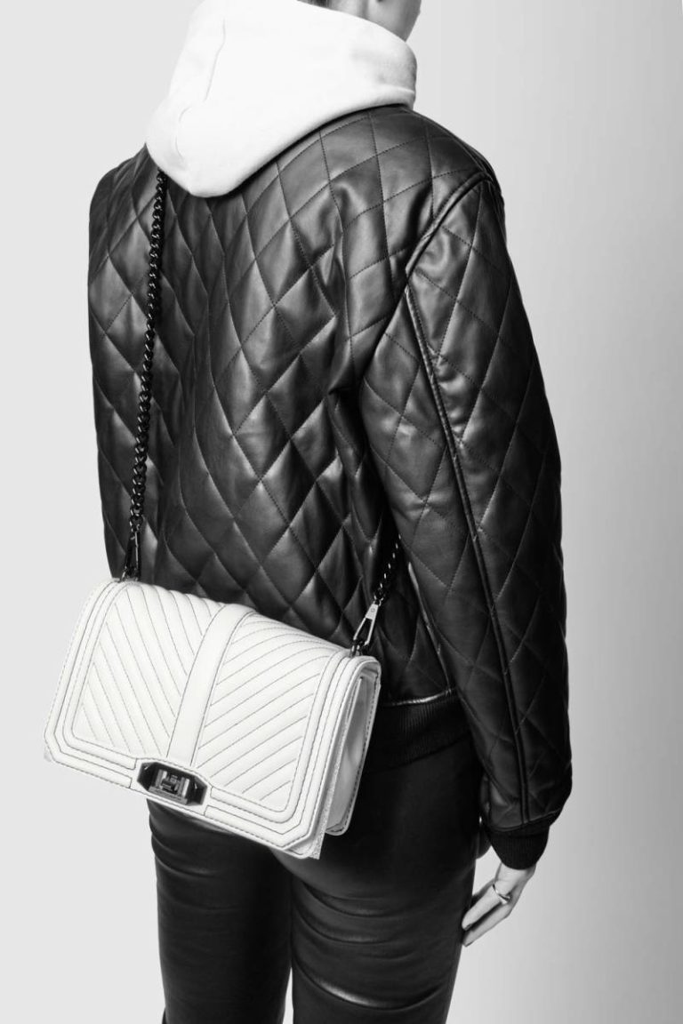 Rebecca Minkoff Moss Chevron Quilted Love Crossbody Women Crossbody Bag - Image 4