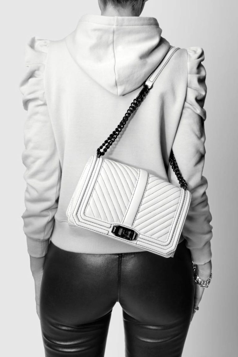 Rebecca Minkoff Moss Chevron Quilted Love Crossbody Women Crossbody Bag - Image 5