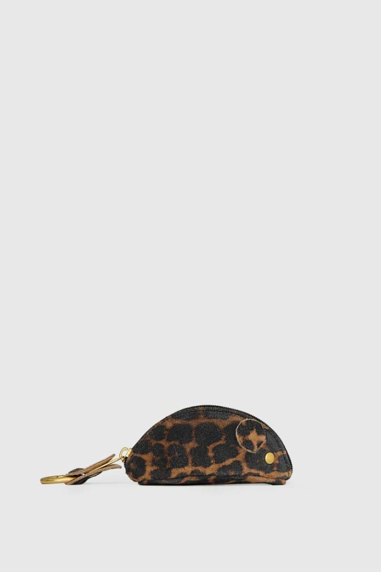 Rebecca Minkoff Mouse Coin Purse Women Leopard Mouse Coin Purse