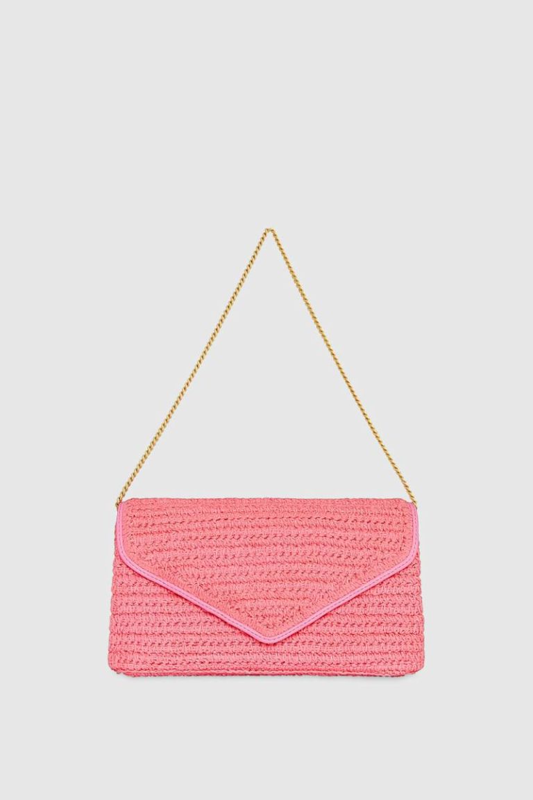 Rebecca Minkoff Women Envelope Clutch Clutch Rose-Straw