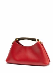 Red Boomerang Elleme Women Mini Boomerang Leather Red - Image 3