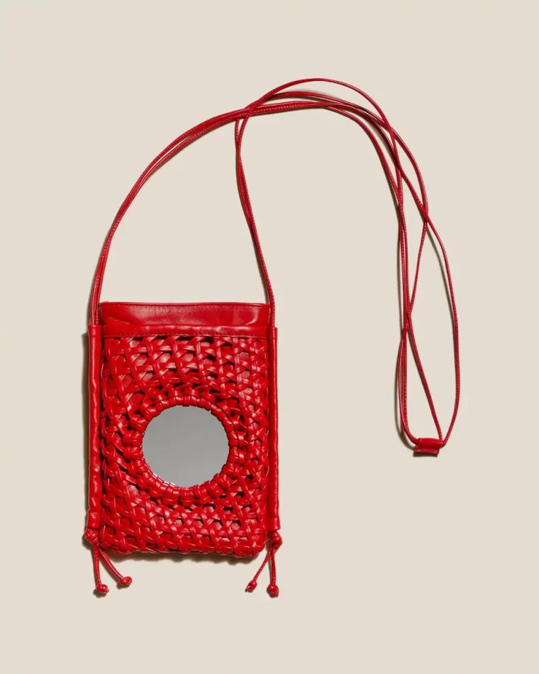 Ruby Trena Mini Mirror - Flat Square Crossbody Bag Crossbody Bags Hereu Women - Image 2
