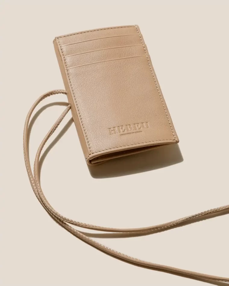 Sand Penjat - Leather Wallet With Strap Hereu Small Leather Goods Men - Image 4