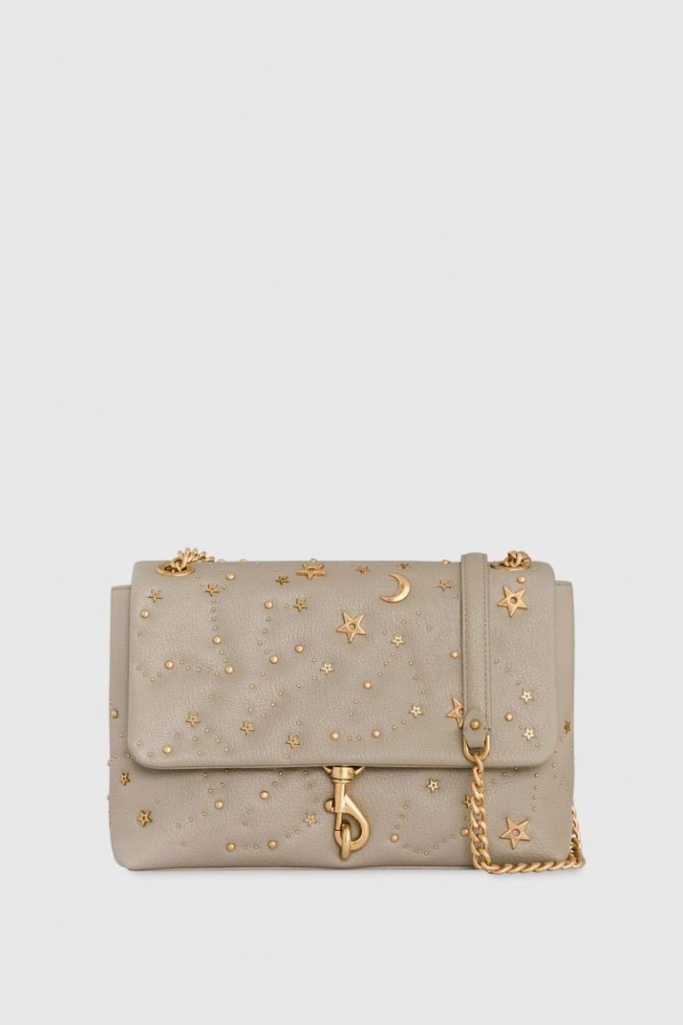 Shoulder Bag Rebecca Minkoff Women Oyster Edie Flap Shoulder With Celestial Studs