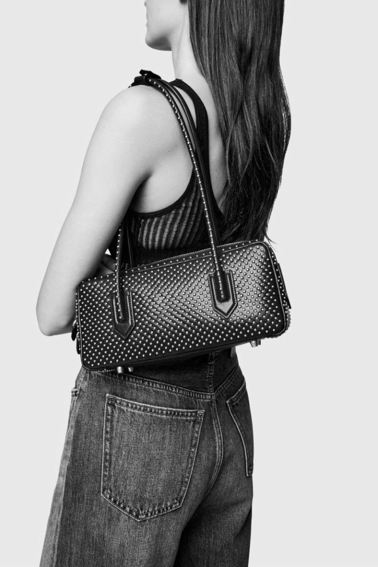 Shoulder Bag Women Black The Brief Studded Shoulder Rebecca Minkoff - Image 4