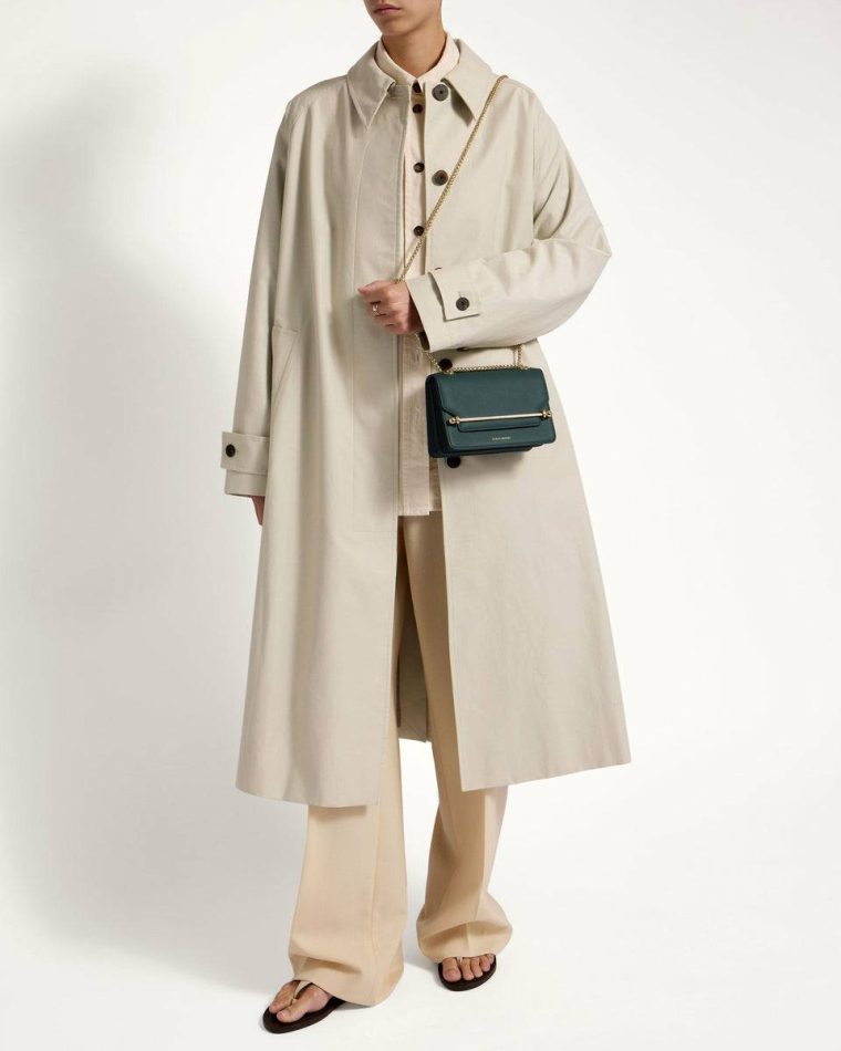 Shoulder Bags Bottle Green Women Strathberry East/West Mini