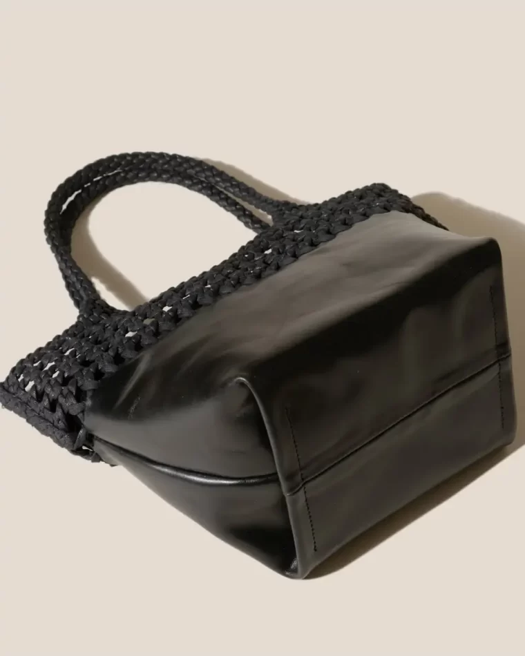 Shoulder Bags Elma - Braided Top Shoulder Bag Black Hereu Women - Image 4