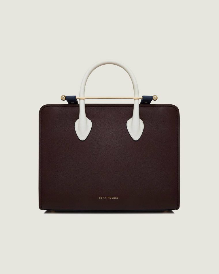 Shoulder Bags Midi Tote Burgundy/Navy/Vanilla Women Strathberry - Image 3