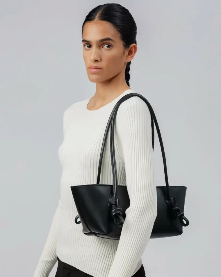 Shoulder Bags Women Hereu Fleca - Baguette Shoulder Bag Black - Image 2