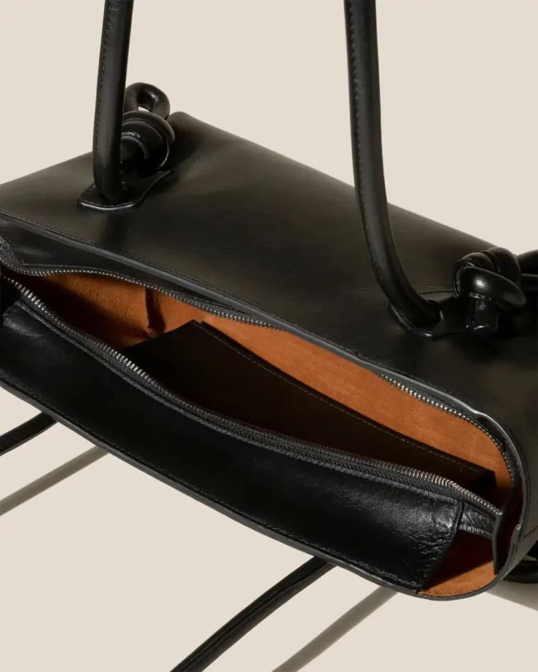 Shoulder Bags Women Hereu Fleca - Baguette Shoulder Bag Black - Image 4