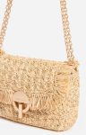 Shoulder Bags Women Natural Medium Raffia & Sequins Moon Bag In Raffia Vanessa Bruno - Image 4
