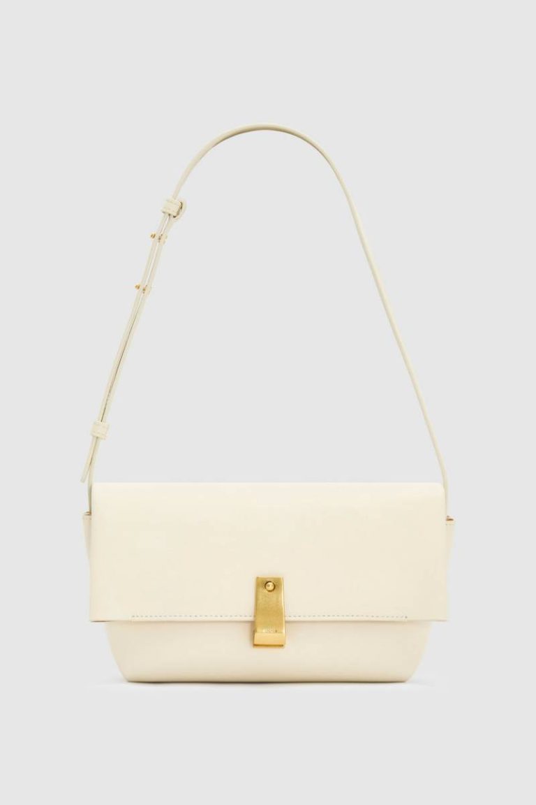 Shoulder Oroton Etta Medium Clutch Womne Antique Cream