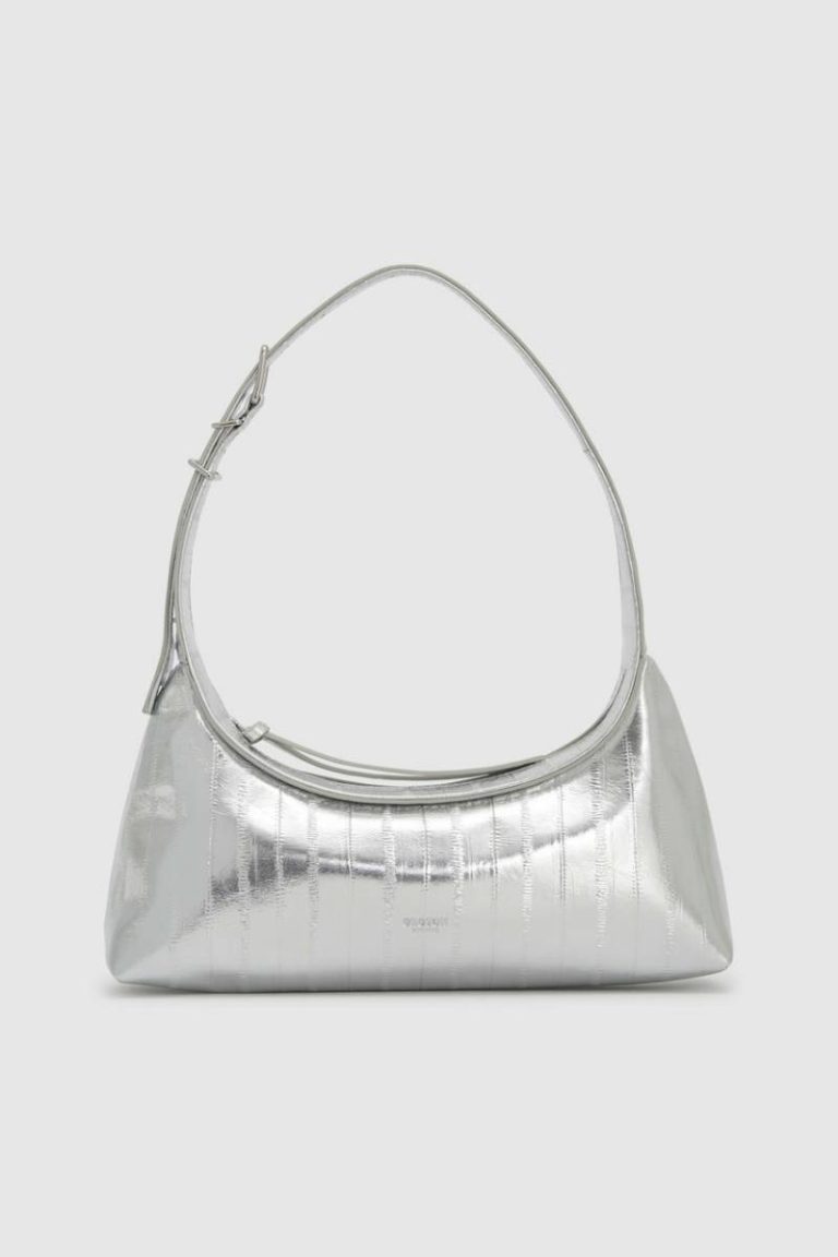 Shoulder Silver Cinder Metallic Mini Baguette Womne Oroton