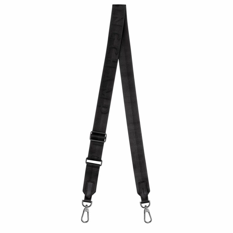 Shoulder Straps Longchamp Black Le Pliage Xtra Shoulder Strap Black - Canvas Women