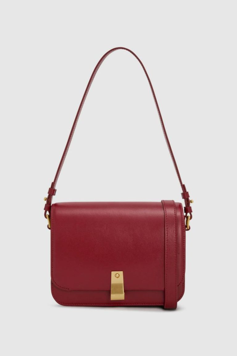 Shoulder Womne Etta Large Day Bag Oroton Cherry