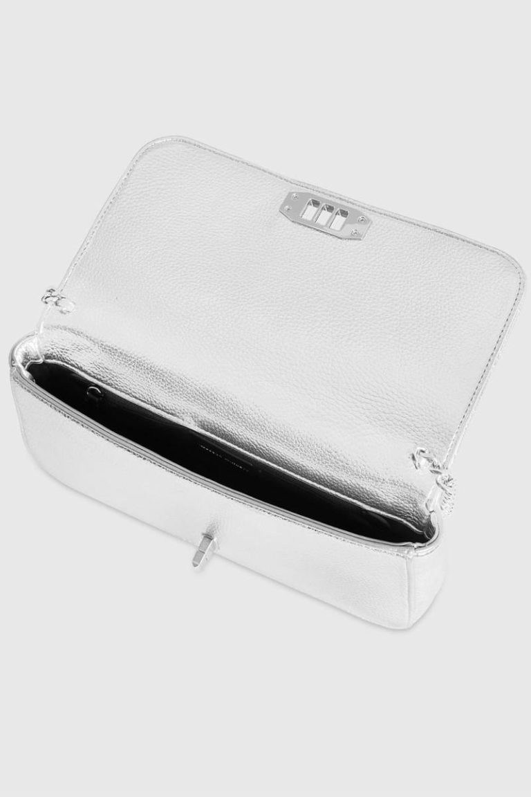 Silver Women Clutch Rebecca Minkoff Starburst Quilt Clutch - Image 3