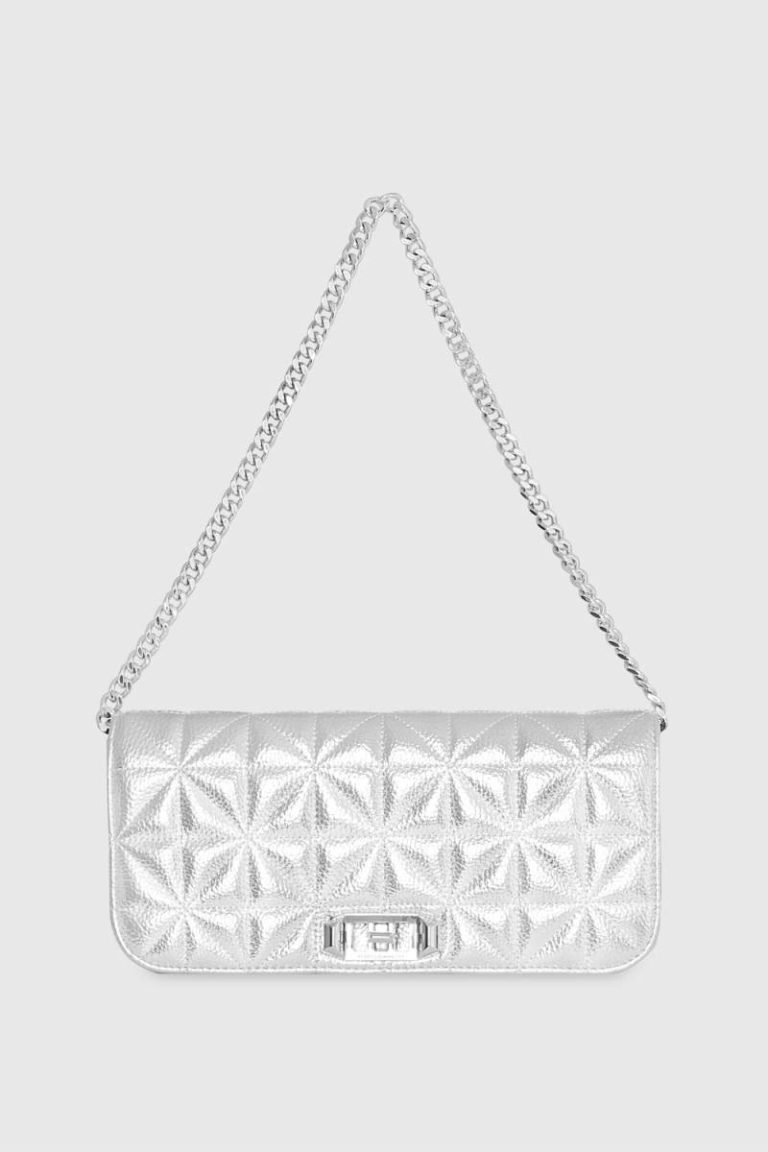 Silver Women Clutch Rebecca Minkoff Starburst Quilt Clutch
