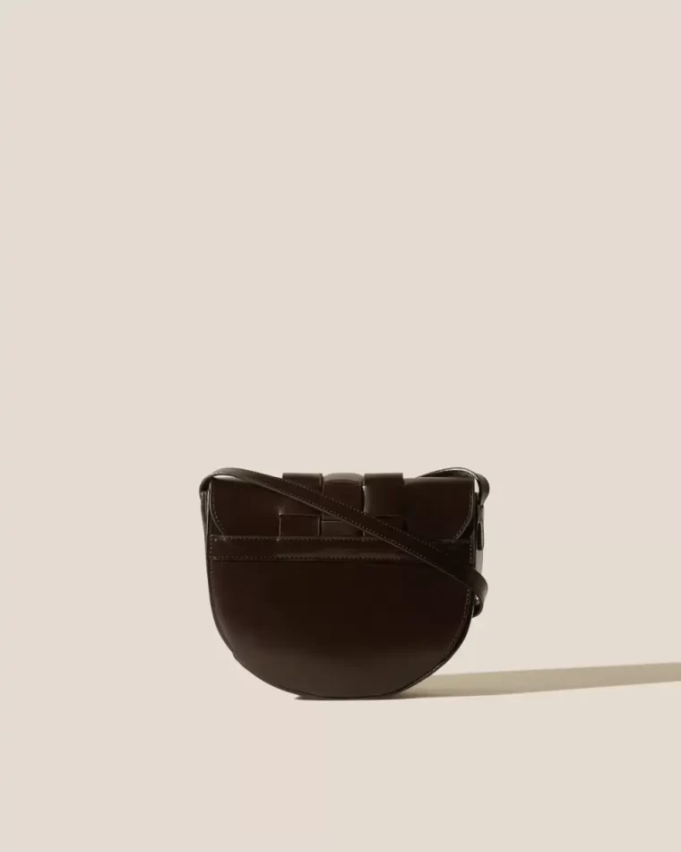 Sinia - Satchel Interwoven Front Detail Bag Hereu Dark Brown Women Crossbody Bags - Image 4