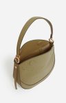 Small Leather Daily Bag In 100% Cowhide Leather Vanessa Bruno Crossbody Bags Women Olive Foncé - Image 3