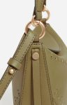 Small Leather Daily Bag In 100% Cowhide Leather Vanessa Bruno Crossbody Bags Women Olive Foncé - Image 4