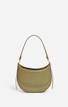 Small Leather Daily Bag In 100% Cowhide Leather Vanessa Bruno Crossbody Bags Women Olive Foncé