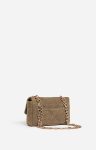 Small Linen Moon Bag Made In Italy Women Vanessa Bruno Khaki Quilted Bags - Image 3