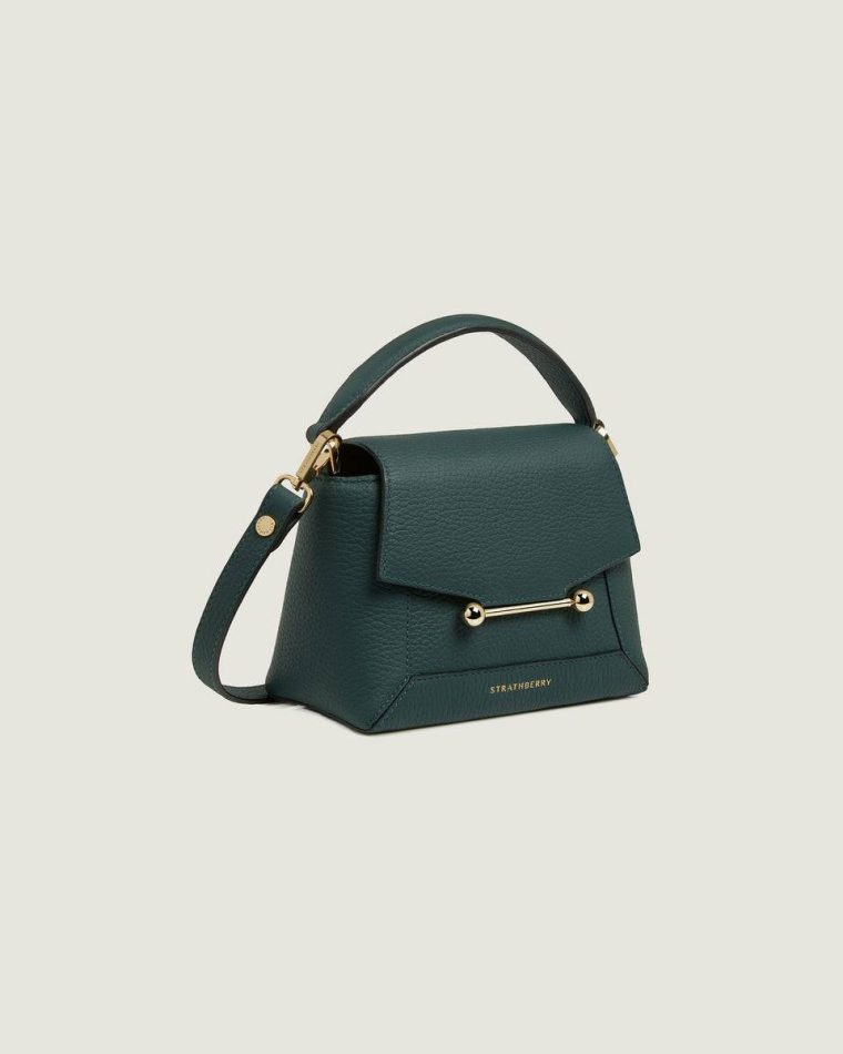 Small & Mini Bags Bottle Green Mosaic Nano Strathberry Women - Image 2