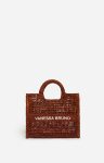 Small Raphia Basket In Raffia Acajou Women Baskets Vanessa Bruno