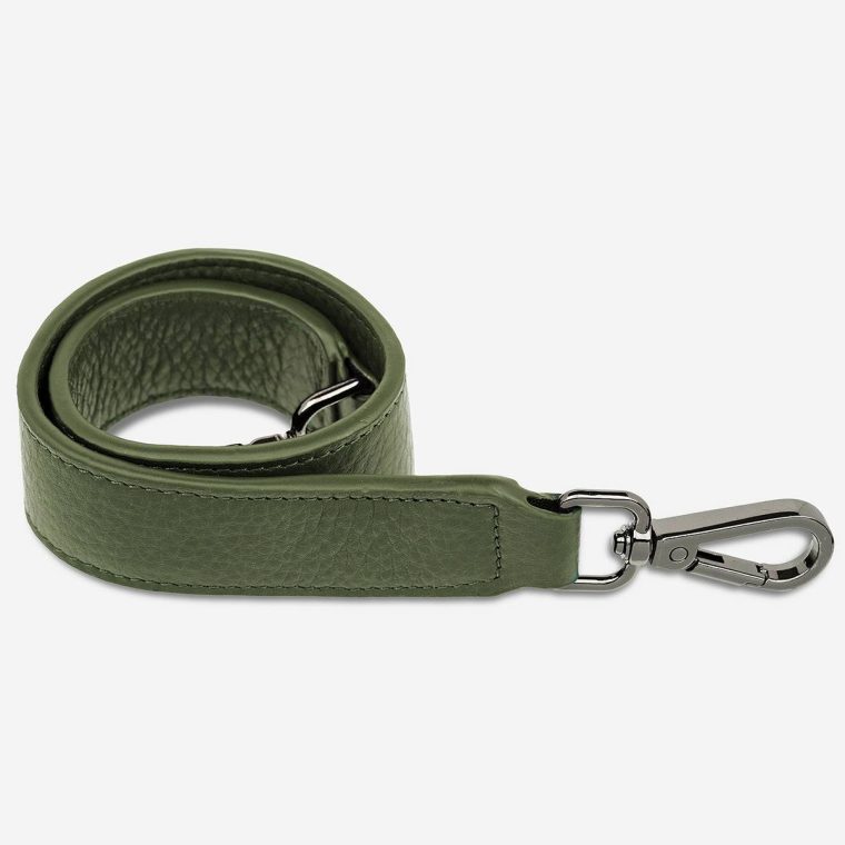 Status Anxiety Bag Straps Leather Strap Short - Khaki Women Khaki - Image 2