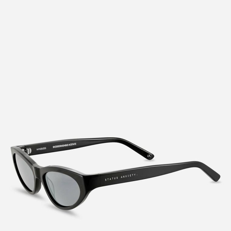 Status Anxiety Black Mindless Sunglasses - Black Sunglasses Women - Image 2